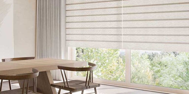 how to pair shades with drapery