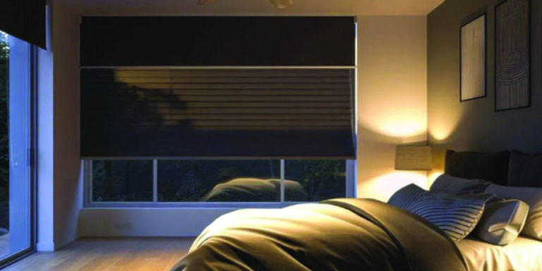 bedroom windows with room darkening window shades