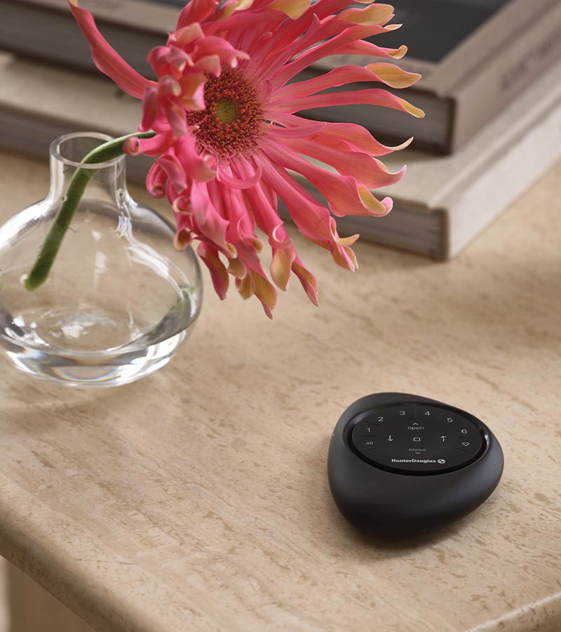 black pebble hunter douglas control