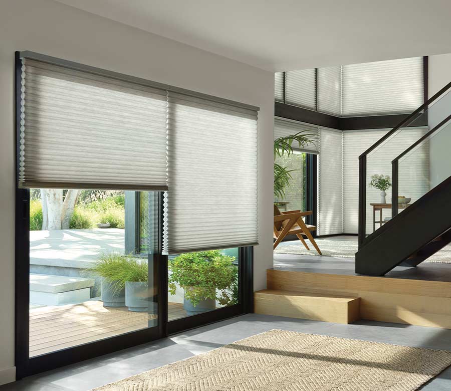 gray energy efficient cellular window shades seeview blinds