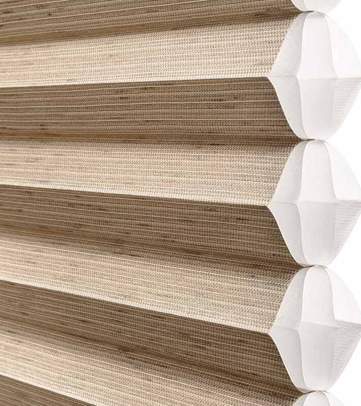 detail of honeycomb shade