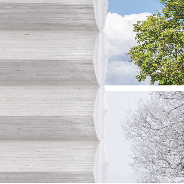 energy-efficient-window-blinds-and-shade-solutions-hunter-douglas-gotcha-covered-seeview-blinds energy efficient honeycomb cellular close up for all seasons