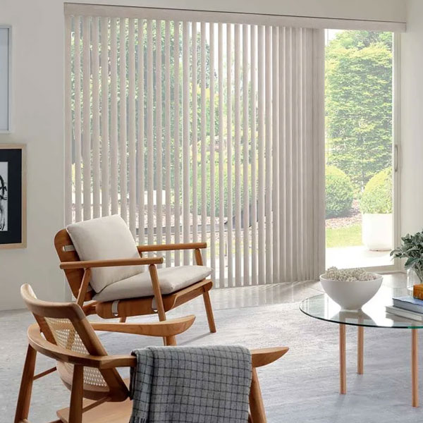gotcha-covered-seeview-blinds-verticals-somner living room with somner vertical blinds in white