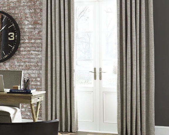 custom drapery on french doors nova scotia