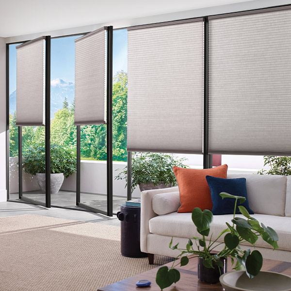 tilt-and-turn-window-blinds-and-shade-solutions-hunter-douglas-gotcha-covered-seeview-blinds tilt and turn solution on large glass doors with cellular shades