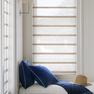 vignette-roman-shades-gotcha-covered-seeview flat stacking roman shades in nova scotia bedroom