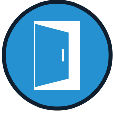 Glass doors