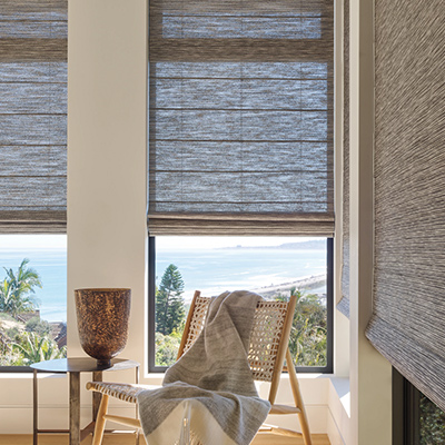 woven-textures-roman-shades-gotcha-covered-seeview woven textures roman shades cottage home in nova scotia