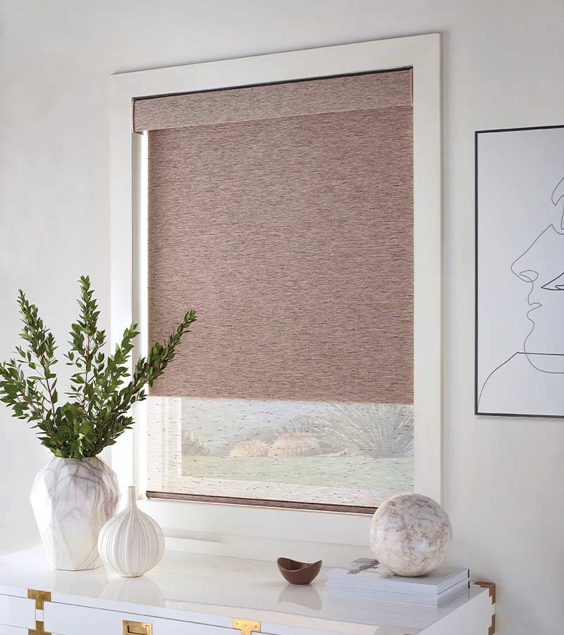 pink roller shades dual shade designer roller shades