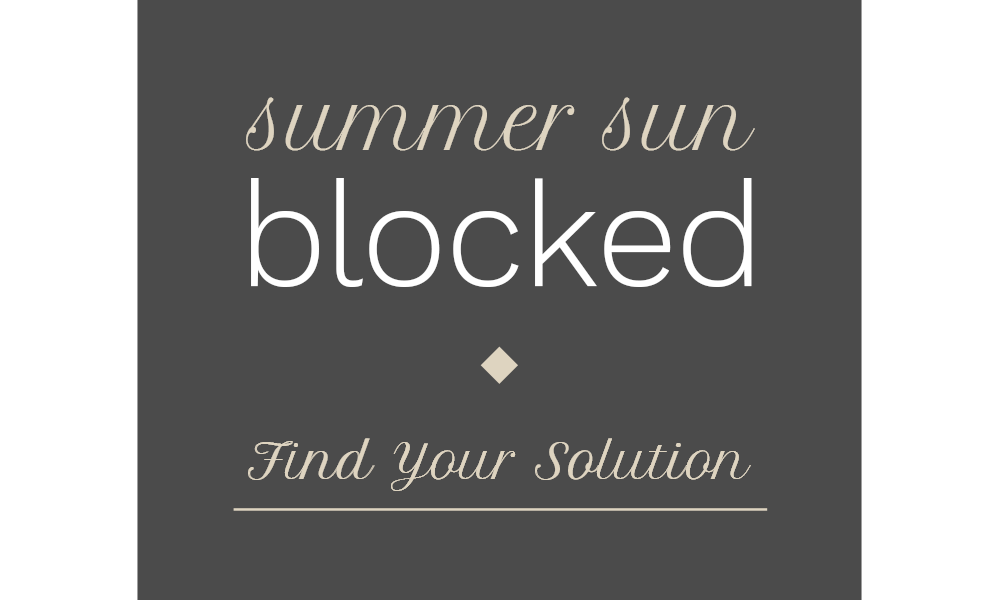 block summer sun
