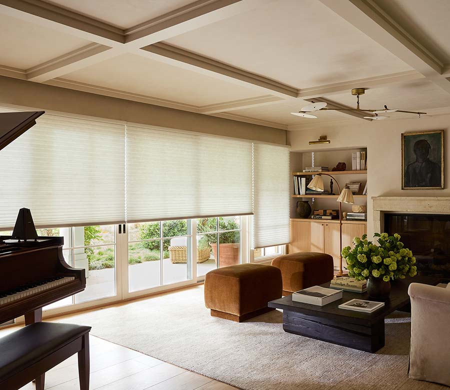 Hunter-douglas-Duette-Honeycomb-Shades-gotcha-covered-seeview Duette Honeycomb window shades covering floor-to-ceiling windows